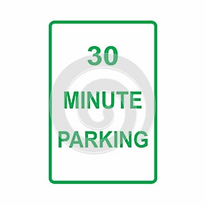 30 minute parking