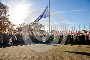 minute of silence in tribute to the victims of Paris at the Council of Europe