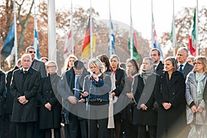 minute of silence in tribute to the victims of Paris at the Council of Europe