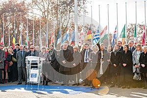 minute of silence in tribute to the victims of Paris at the Council of Europe