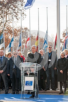 minute of silence in tribute to the victims of Paris at the Council of Europe