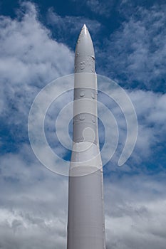 Minuteman Missile and Clouds