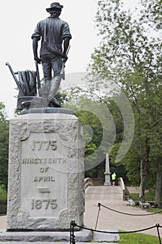 Minuteman Statue, North Bridge and Monument