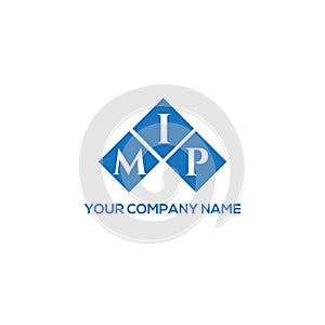 MIP letter logo design on WHITE background. MIP creative initials letter logo concept. MIP letter design
