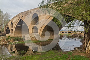 Mir Baha-e Din Mir Baha'addin bridge in Zanjan, Ir