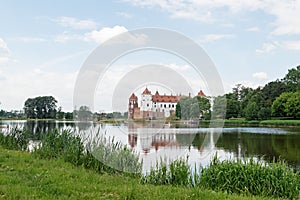 Mir castle complex in unique monument of the national culture of Belarus