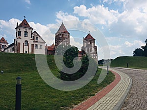 Mir castle, Starina, Belarus, summer, artifacts, Museum