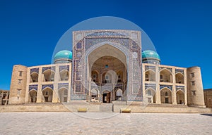 Mir-i Arab Madrasa at the Poi Kalan complex in Bukhara, Uzbekistan