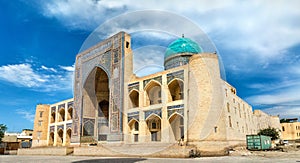 Mir-i Arab Madrasa at the Poi Kalyan complex in Bukhara, Uzbekistan photo