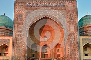 The Mir-i-Arab Medressa in Bukhara, Uzbekistan