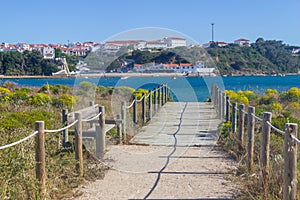 Mira river in Vila Nova de Milfontes photo