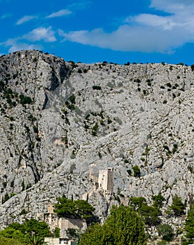 Mirabela Castle in Omis in Croatia