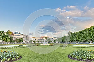 Mirabell Garden (Mirabellgarten) at Salzburg, Austria