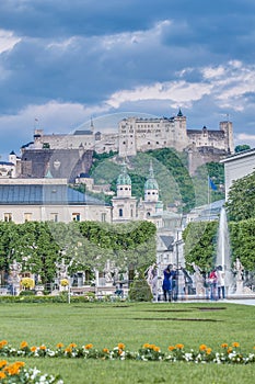 Mirabell Garden (Mirabellgarten) at Salzburg, Austria