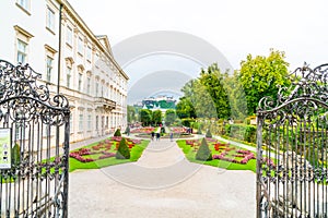 Mirabell garden in Salzburg City