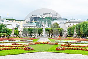 Mirabell garden in Salzburg City