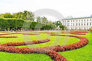 Mirabell garden in Salzburg City