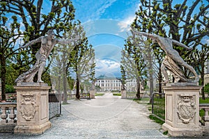 Mirabell Gardens or Mirabellgarten, around the Mirabell Palace, Salzburg, Austria