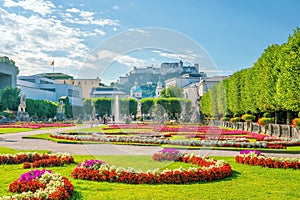 Mirabell Gardens, Salzburg in Austria