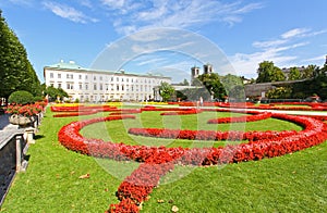 Mirabell palace and garden in Salzburg