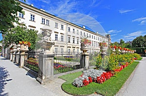 Mirabell palace and garden in Salzburg