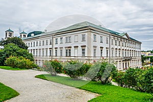 Mirabell palace and garden in the summer Salzburg, Austria...IMAGE