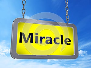 Miracle on billboard