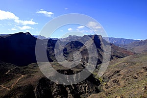 Mirador AstronÃÂ³mico de la Degollada de las Yeguas panorama gran canaria photo