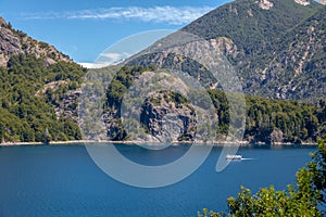 Mirador Bahia Lopez - Lopez Bay viewpoint at Circuito Chico - Bariloche, Patagonia, Argentina photo