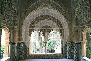 Mirador (Belvedere) of Daraxa, Alhambra, Granada, Spain photo