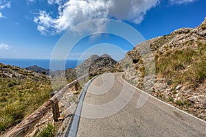 Mirador Coll de Reis, Nudo de Corbata, Serra de Tramuntana mountain Balearic Islands Mallorca Spain photo