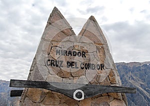 Mirador Cruz del Condor photo