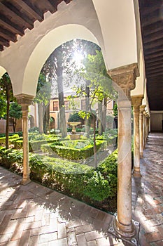 Mirador de Daraxa in Alhambra, Granada, Spain photo