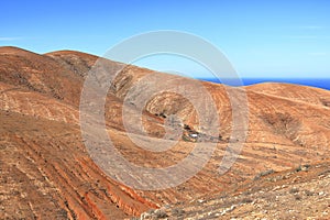 Mirador de Guise y Ayose, Betancuria, Fuerteventura, Spain: huge landscape view from above photo