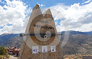 Mirador de Wayra Punku - Colca Canyon, Peru photo
