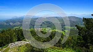 Mirador del Fitu viewpoint Fito in Asturias Spain