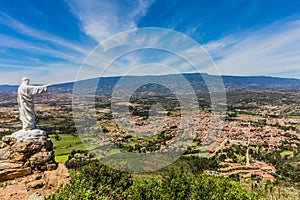 Mirador El Santo Villa de Leyva skyline cityscape Boyaca Colombi