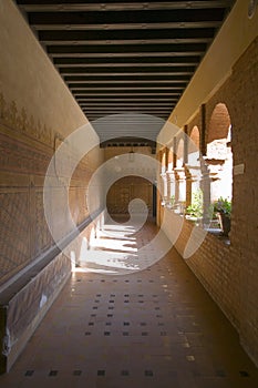 Mirador of the Friars and upper cloister of 15th-century Franciscan Monasterio de Santa MarÃ¯Â¿Â½a de la RÃ¯Â¿Â½bida, Palos de la photo