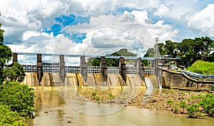 Miraflores Dam on the Panama Canal