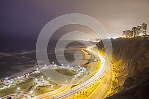 Miraflores MalecÃ³n in Lima, Peru