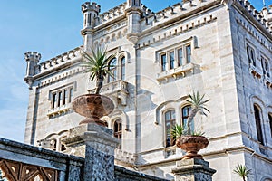 Miramare castle near Trieste, Italy