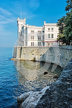 Miramare castle near Trieste, northeastern Italy