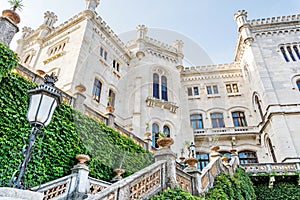 Miramare castle near Trieste, northeastern Italy