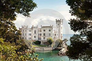 Miramare castle, Trieste, Italy photo