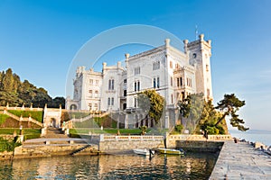 Miramare Castle, Trieste, Italy, Europe.