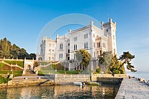 Miramare Castle, Trieste, Italy, Europe. photo