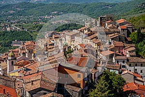 Miranda, Molise, Italy. Spectacular spring panorama. 2024 photo