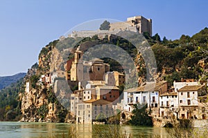 Miravet village in Catalunya, Spain