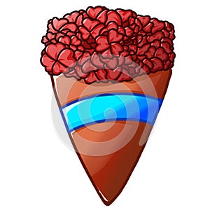 Red rose with love and romance