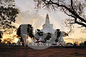 Mirisavatiya Dagoba Stupa, Anuradhapura, Sri Lanka